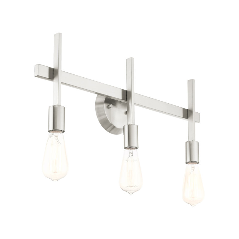 Adriano 3 - Light Dimmable Vanity Light, Brushed Nickel