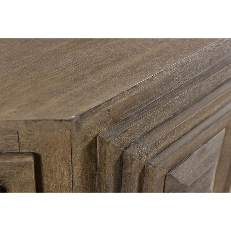 Solid Wood Top Coffee Table