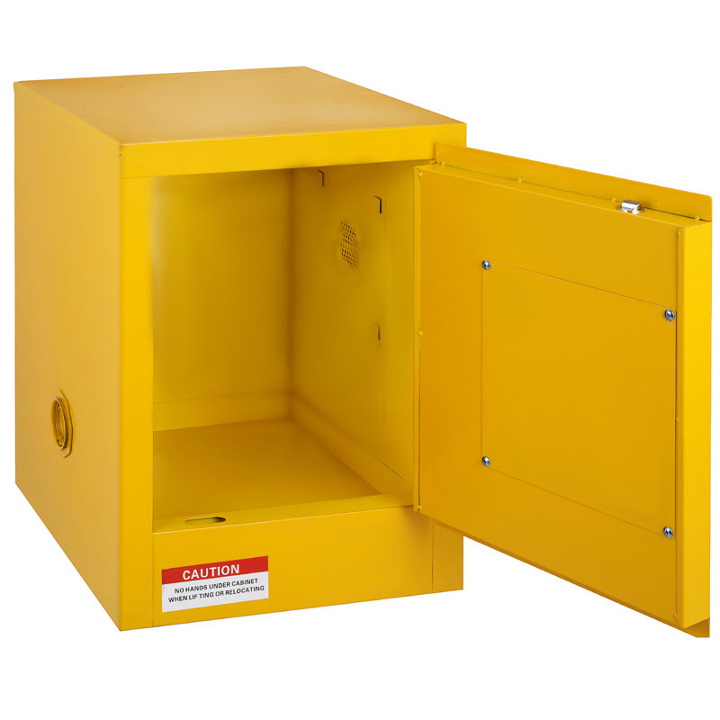 Armoire inflammable en acier galvanisé VEVOR (H 18,1 po x l 16,9 po x P 16,9 po)