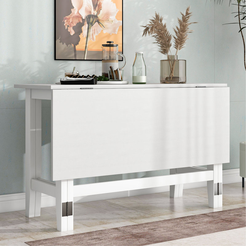 Table de salle à manger extensible Farmhouse, White