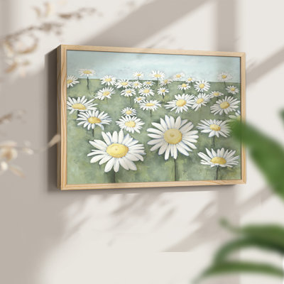 Champ de fleurs - reproduction encadrée - réarmable