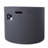 Caelan Round Concrete Propane Smokeless Fire Pit Table with Hidden Fuel Tank-1646515832