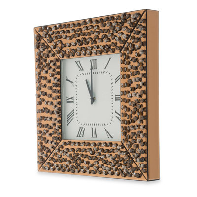 Montreal Glass Analog Wall Clock