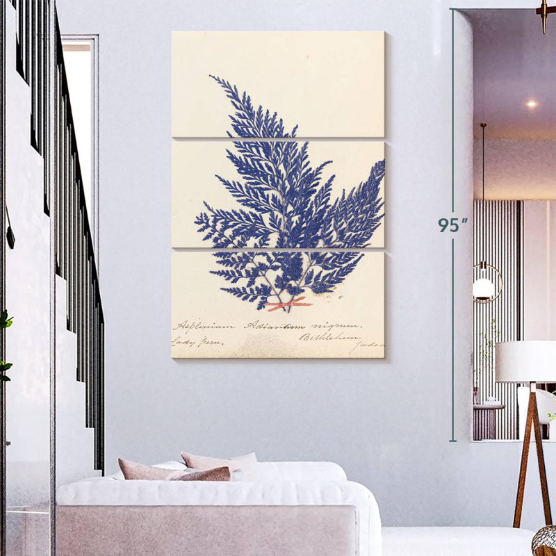 Harnek Botanical Fern II, H 23 po x l 14 po