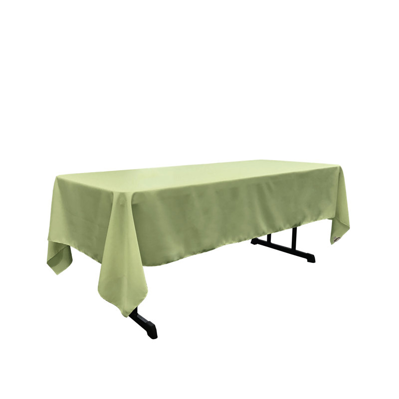 Nappe rectangulaire en polyester résistante aux taches Fisher, ISE, 108 po x 60 po
