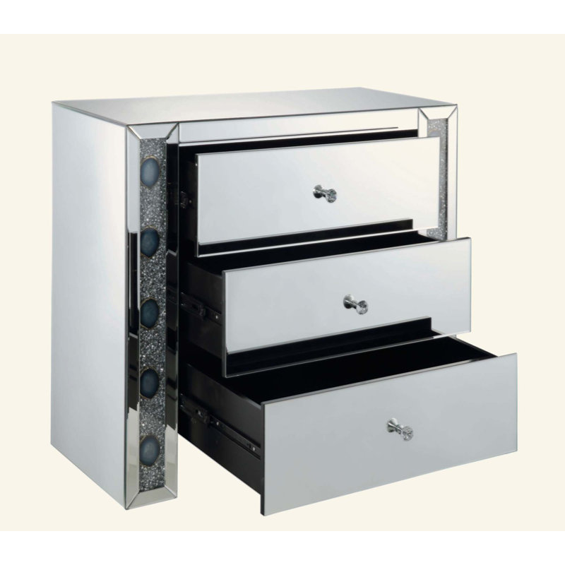 Console avec miroir et fausse agate (assemblée)