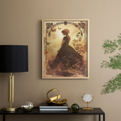 WOMEN Series CCCLXXXVII Framed Print - Solid Wood
