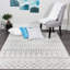 Tapis à motif géométrique blanc cassé / beige Gwyn-32002316