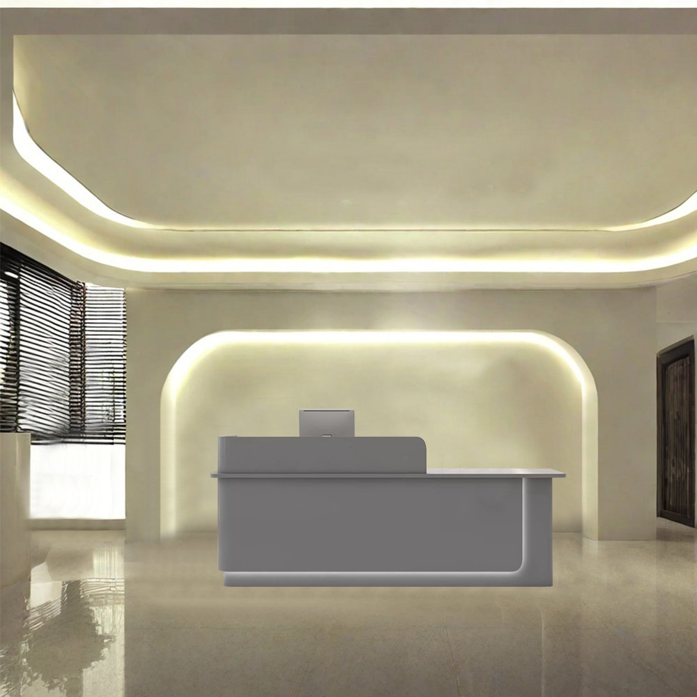 Artistic Soul XKX Premium Furniture Rectangular Modern Front Desk ...