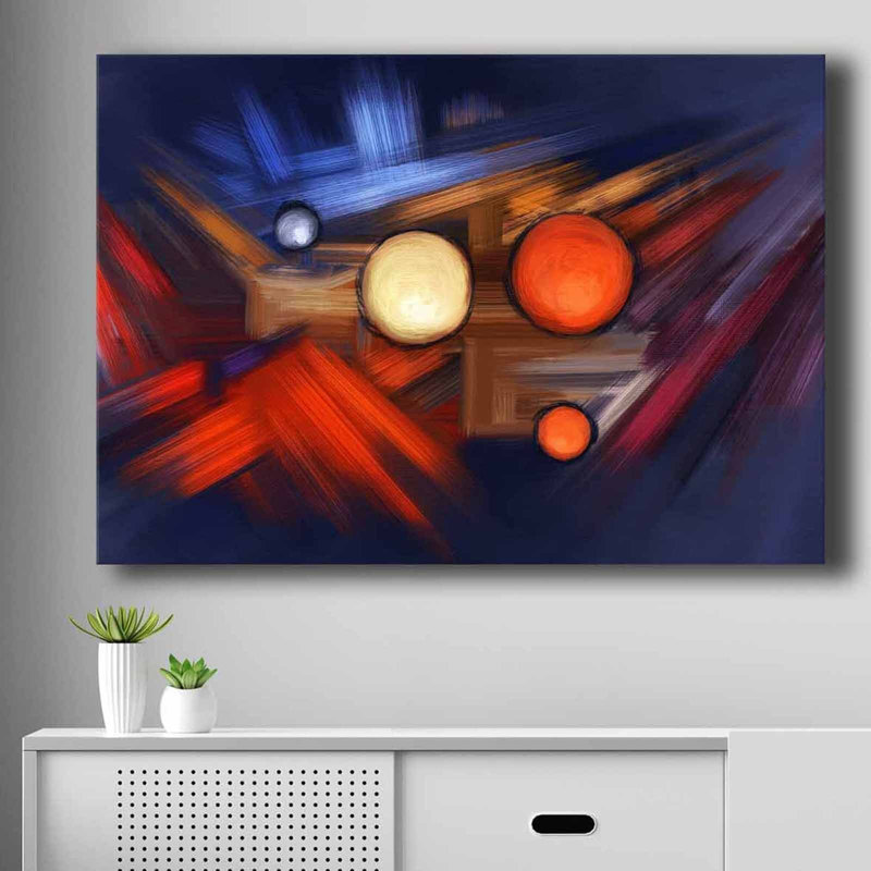 Stunning Decorative Canvas Painting, 27.6 x 39.4 inches | 100% Canvas (Thickness: 0.1 inches) on Durable 100% Pine Wood Frame (Thickness: 0.9 inches) | Perfect for Home Decor, Living Room, and Office Spaces