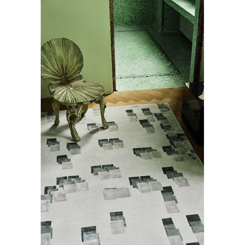 The Rug Company X Kelly Wearstler Runa Area Rug, Pistachio, Rectangle 12' x 18'