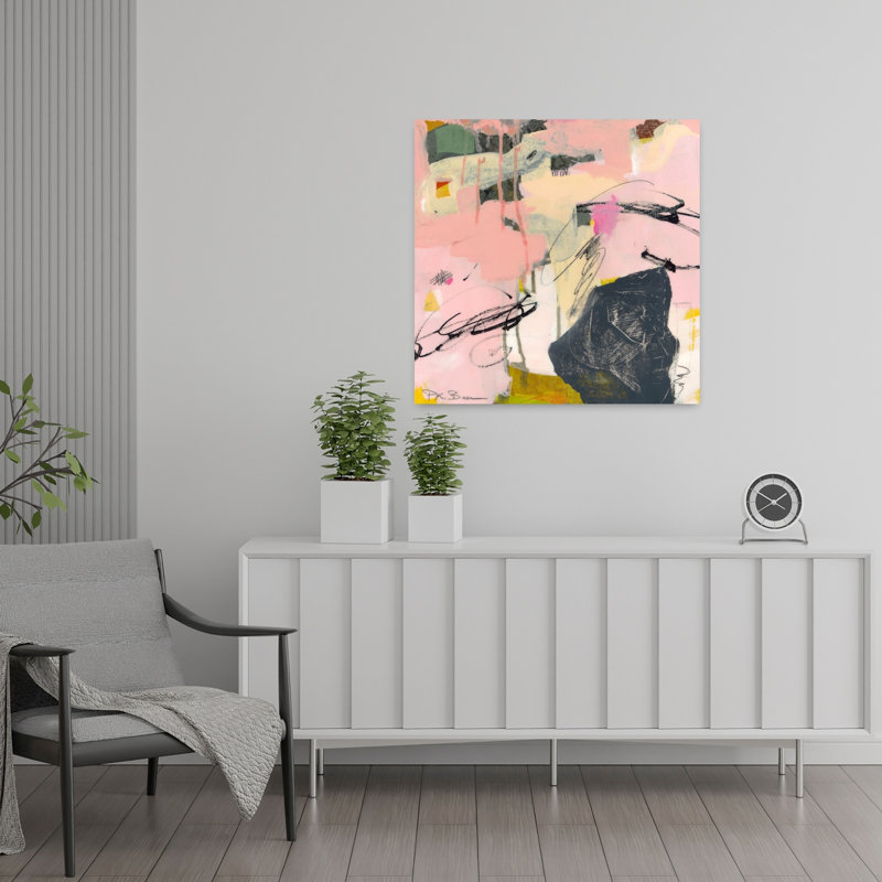Sylvan Zephyr n ° 4, art contemporain abstrait, H 24 po x l 24 po