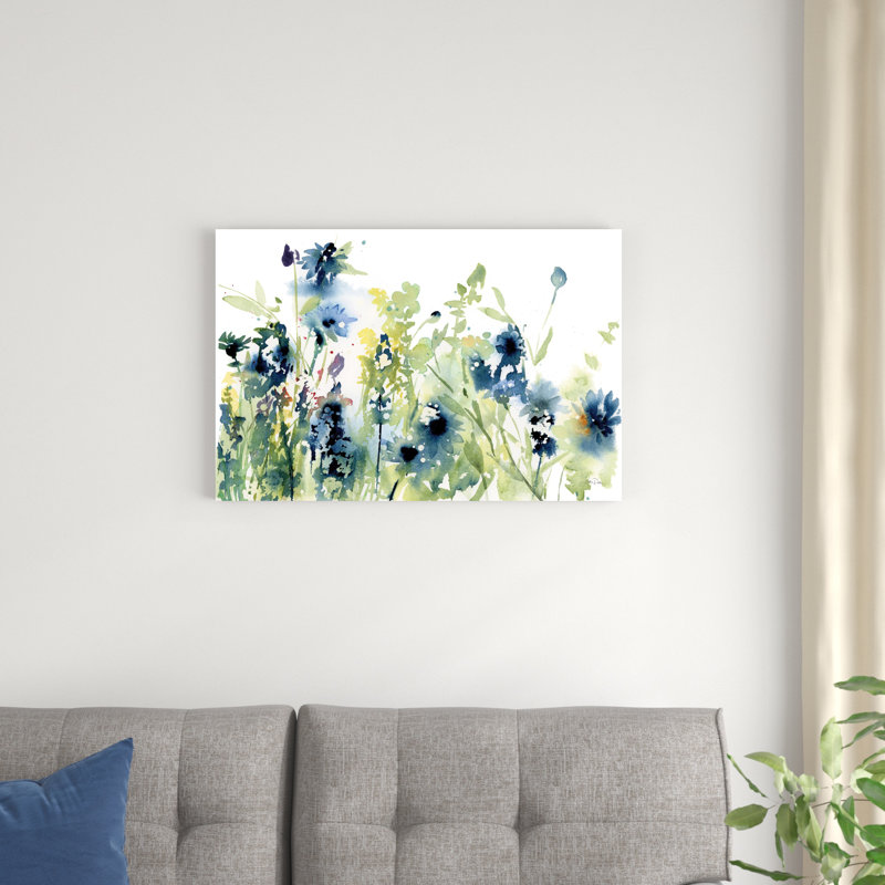 Fleurs de prairie sauvage, H 30 po x l 20 po x P 1,25 po