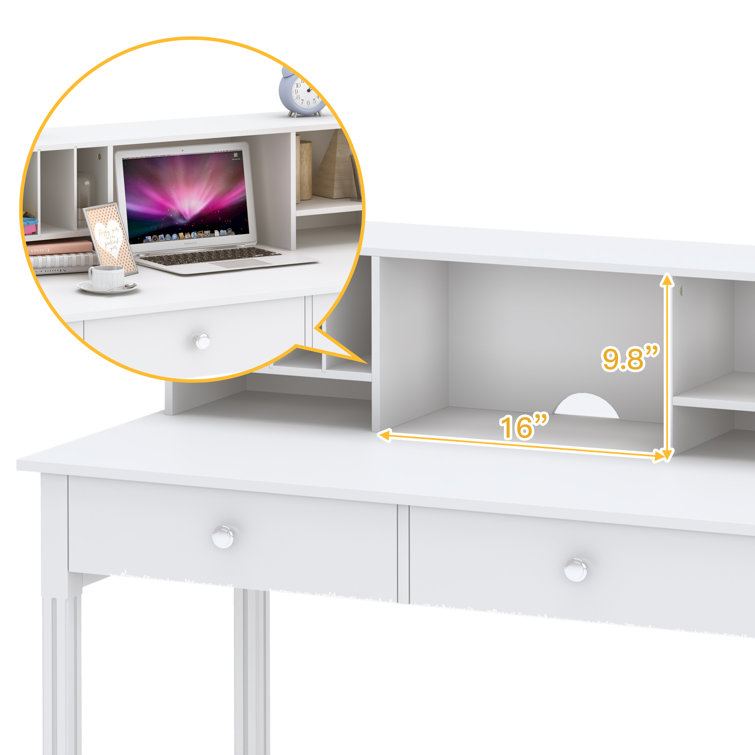 Latitude Run® Mehikdip 13x15x4 Desk Organizer with Drawers in