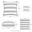 Striped Cushion Cover