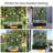 Metal Planter Box With Trellis Privacy Screen,grid