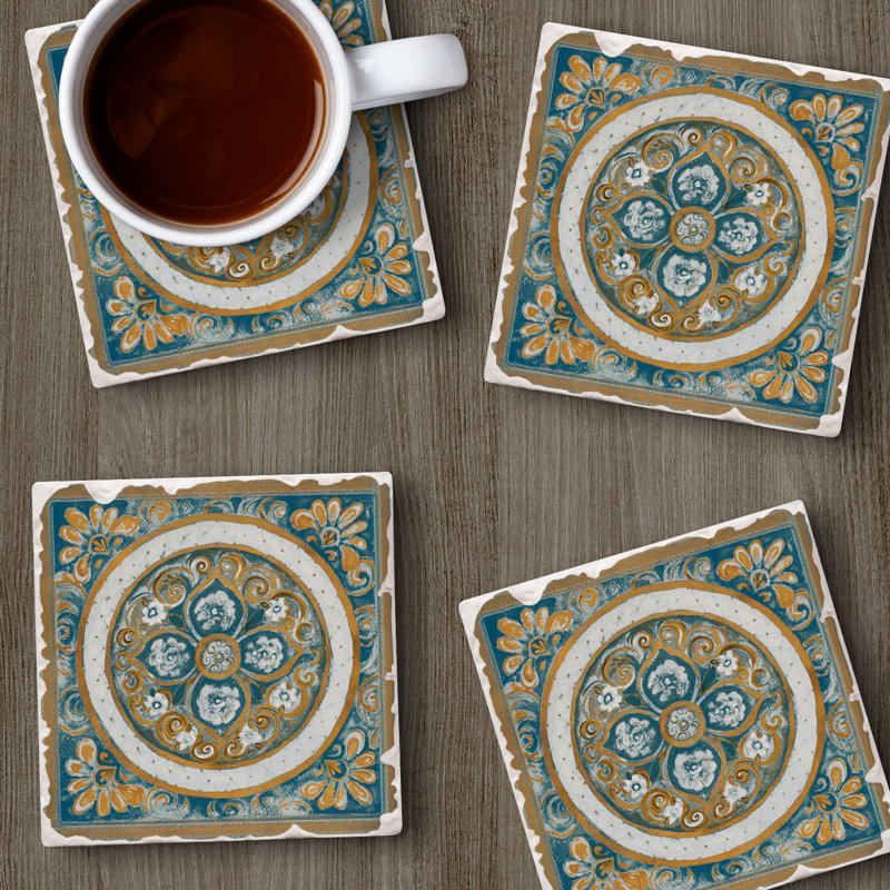 Paquet de 4 sous-verres Medallion