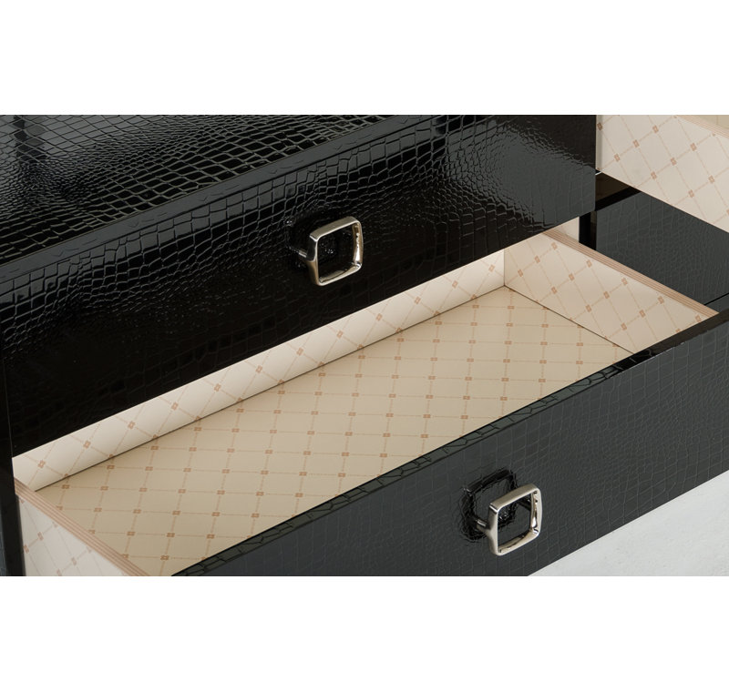 Emiljana 63'' W Crocodile Textured Dresser