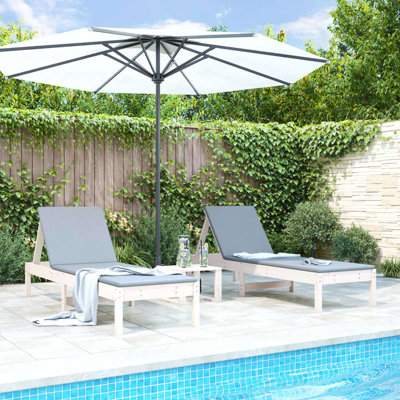 Adoniram 199.5cm Long Reclining Pine Double Chaise