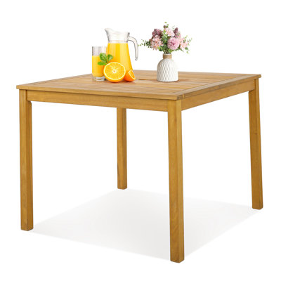 Table de salle à manger d'extérieur carrée L 36 po x l 36 po Farnsleigh