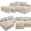 Canapé modulaire en forme de L de Boneless-2100595716-2100595738