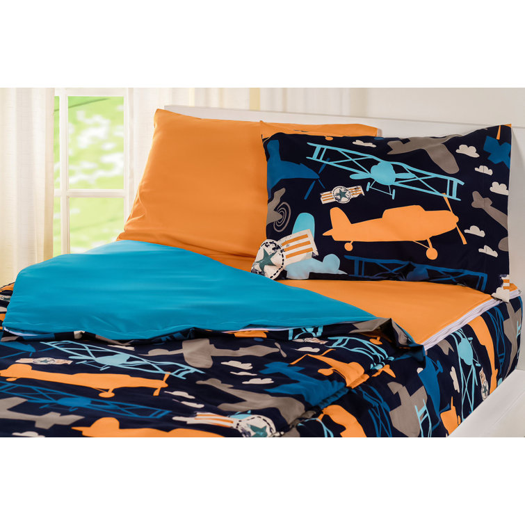 Mermaid Cats Bunkie Deluxe All-in-One Zipper Bedding Set East Urban Home Size: Full / Double
