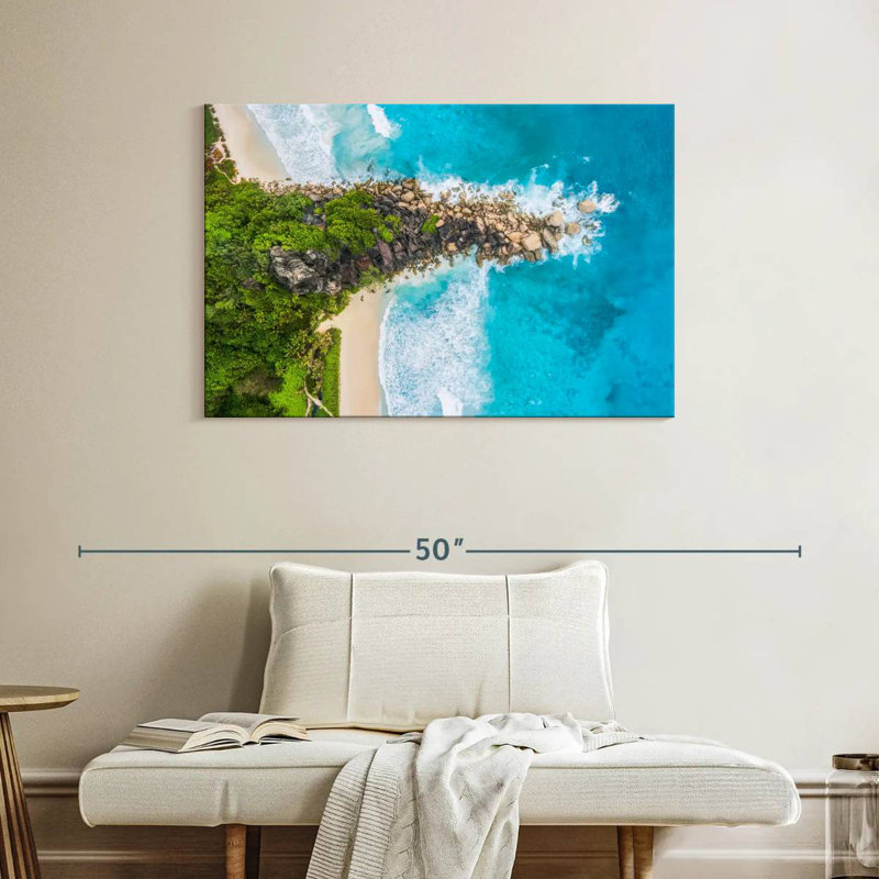Gillard La Digue Seychelles, H 26 po x l 39 po