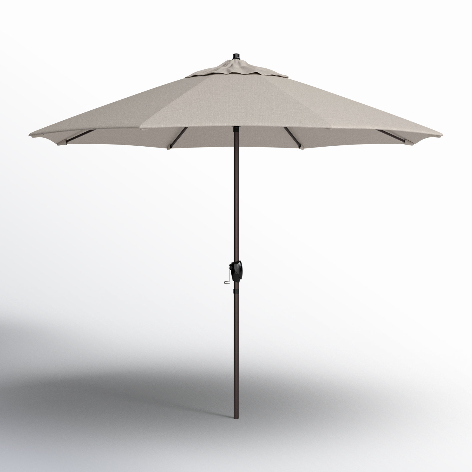 Stevie 9' Umbrella, Woven Granite Performance