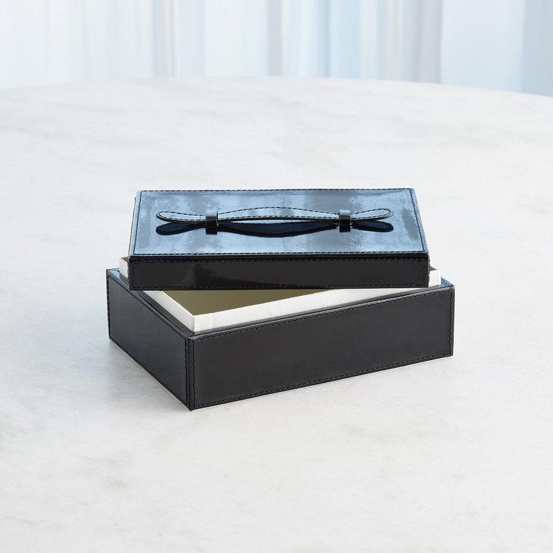 Handmade Decorative Box, 3.5" H x 9.5" W x 6.5" D