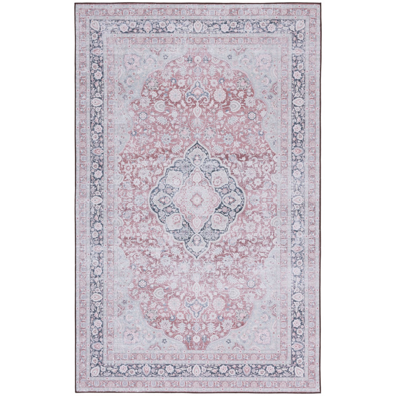 Tapis oriental rouille / sauge, Rectangle 6 pi x 9 pi