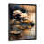 Impression noire sur toile encadrée