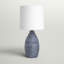 Lampe de table bleue 27 po Avalyn