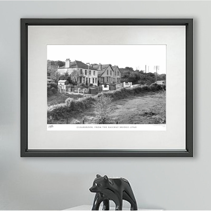 Clearbrook, From The Railway Bridge C1960 - Single Picture Frame Print, 60cm H x 80cm W x 2.3cm D