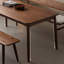 Belle table de salle à manger rectangulaire à usage domestique l 31,49 po-98773810