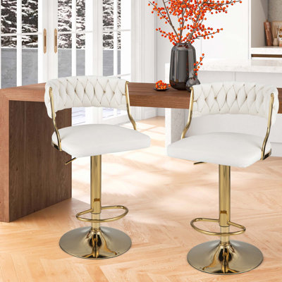 Tabouret de bar rotatif à hauteur ajustable Oluseun