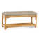 Banc de rangement en osier Summer Retreat