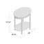 Table de bout avec rangement Bianca-132834327
