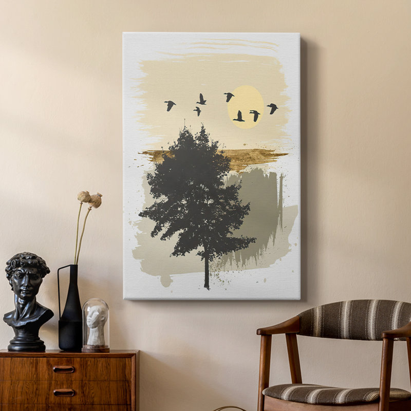 Maison de retour - Cavas de galerie sur mesure, H 27 po x l 18 po