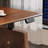 Nut-brown + Black Rectangular Hight adjustable Solid + Manufactured Wood + Steel desk-108222190