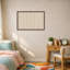 Rangement mural encadré en tissu-134320425