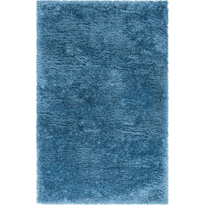  Tapis bleu Aegean, Rectangle 5 pi 1 po x 8 pi