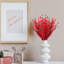 17 inch Red Berry Spray (24 Stems) - Festive Christmas Decor