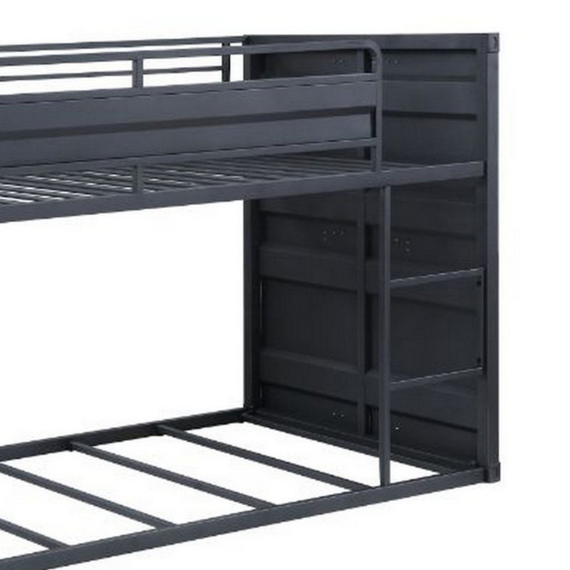 Griselda Kids Twin Bunk Bed, Gray