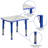 Goddard Rectangle Plastic Adjustable Height Kids Activity Table-12161729