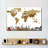 " Bronze Modern World Map "-92563436