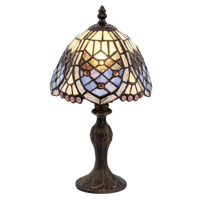 Metal Table Lamp, Purple