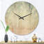 Horloge murale Hiver avec forêt brumeuse-63617367