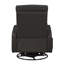 Fauteuil inclinable et pivotant, noir