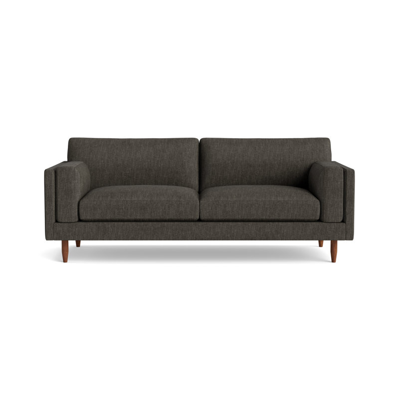 Skinny Fat Sofa ("85"), Performance Weave - Onyx