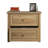 Lateral File With Farmhouse Style, Brown Finish